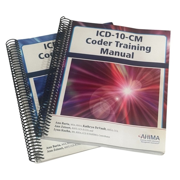 ICD-10-CM Coder Training Spiral Bound Manuals Health Information Management - Picture 2 of 4